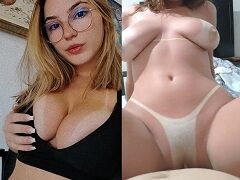Videos Gabi Fardim fazendo sexo com o namorado e ganhando gozada na barriga