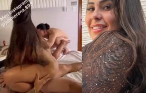 Video da Juh Morena trepando com amigas numa suruba com muita putaria